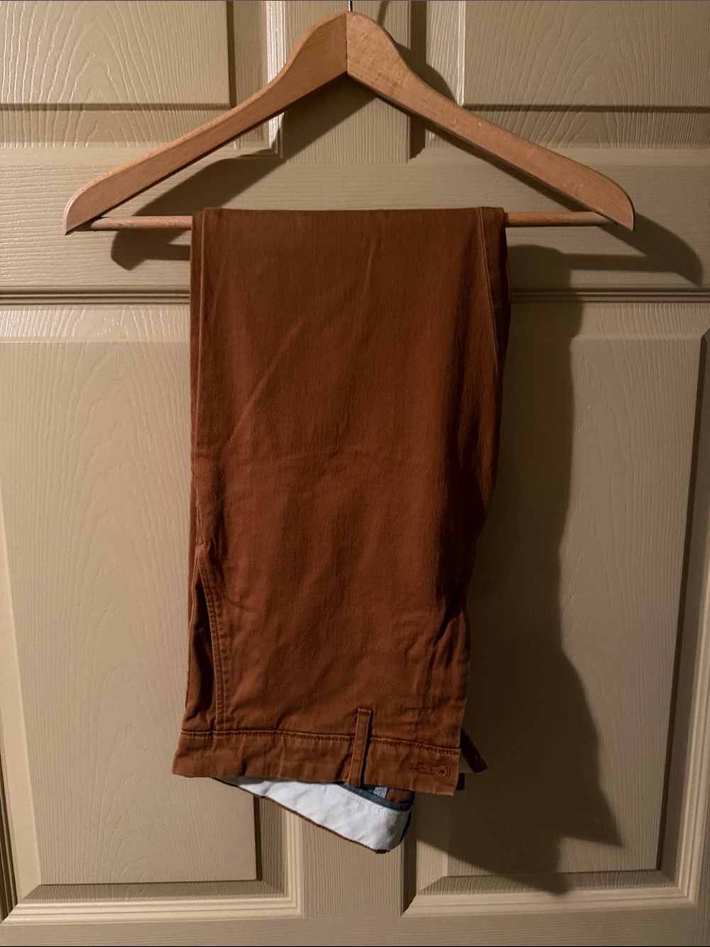 J. Crew Men's Rust Brown Chino Pants 34X32